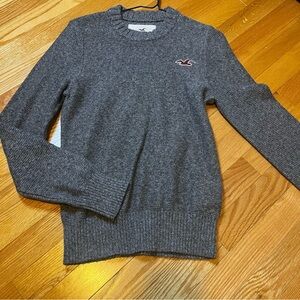 Hollister Charcoal Knit Sweater